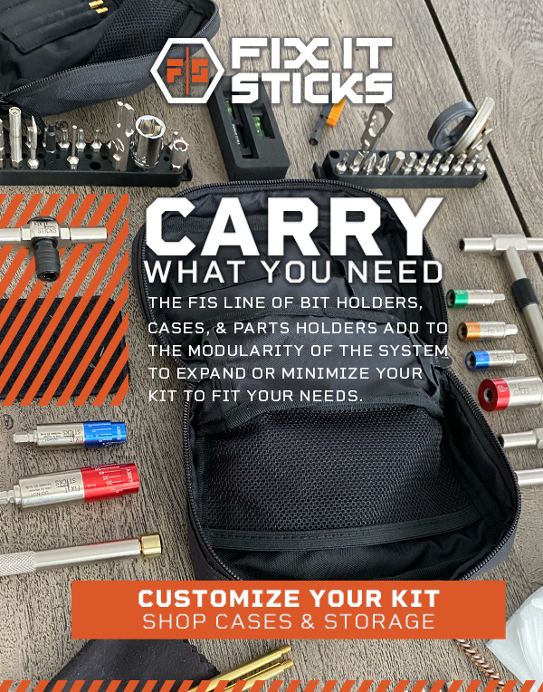 Carry What You Need. THE FIS LINE OF bit holders, cases, & parts holders add to the modularity of the system to expand or minimize your kit to fit your needs.