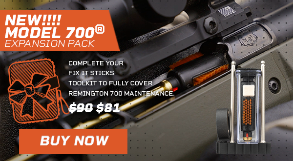 New!!!! Model 700&reg; Expansion Pack | Complete your Fix It Sticks Toolkit to full cover Remington 700 Maintenance. MSRP $90 SALE $81