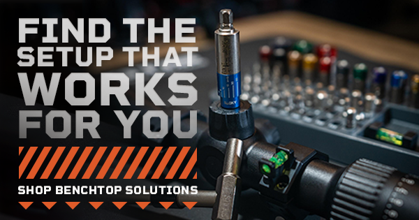 Find the setup that Works for you. Shop Benchtop Solutions