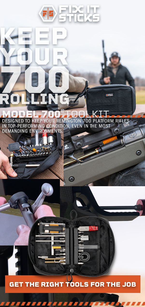 Keep your 700 Rolling | Model 700® Toolkit | Designed to keep your Remington 700 platform rifles in top-performing condition, even in the most demanding environments. | Get the right tools for the job