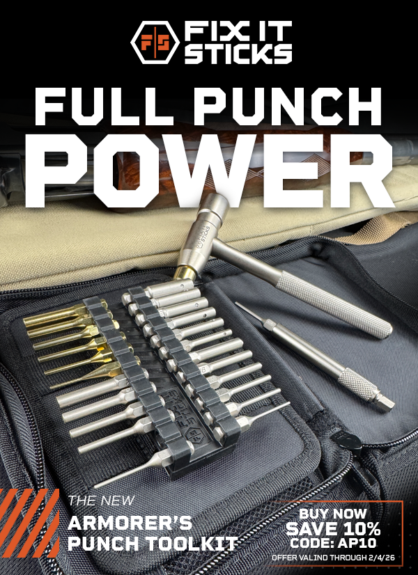 Full Punch Power | The New Armorer's Punch Toolkit | Buy Now Save 10% CODE: AP10 Offer valid through 2/24/26