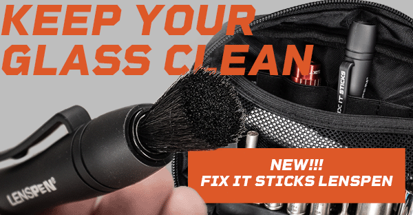 Keep your glass clean. New!!! Fix It Sticks Lenspen
