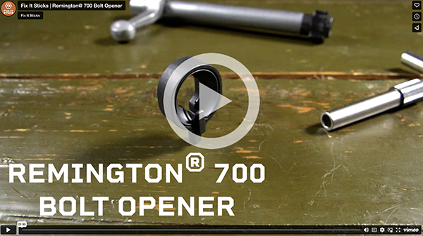 REMINGTON&reg; 700 BOLT OPENER video