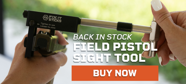 BACK IN STOCK | Field Pistol Sight Tool | BUY NOW