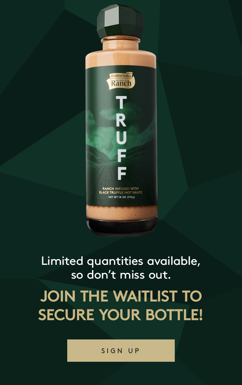 TRUFF x Hidden Valley Ranch Truff Hot Sauce