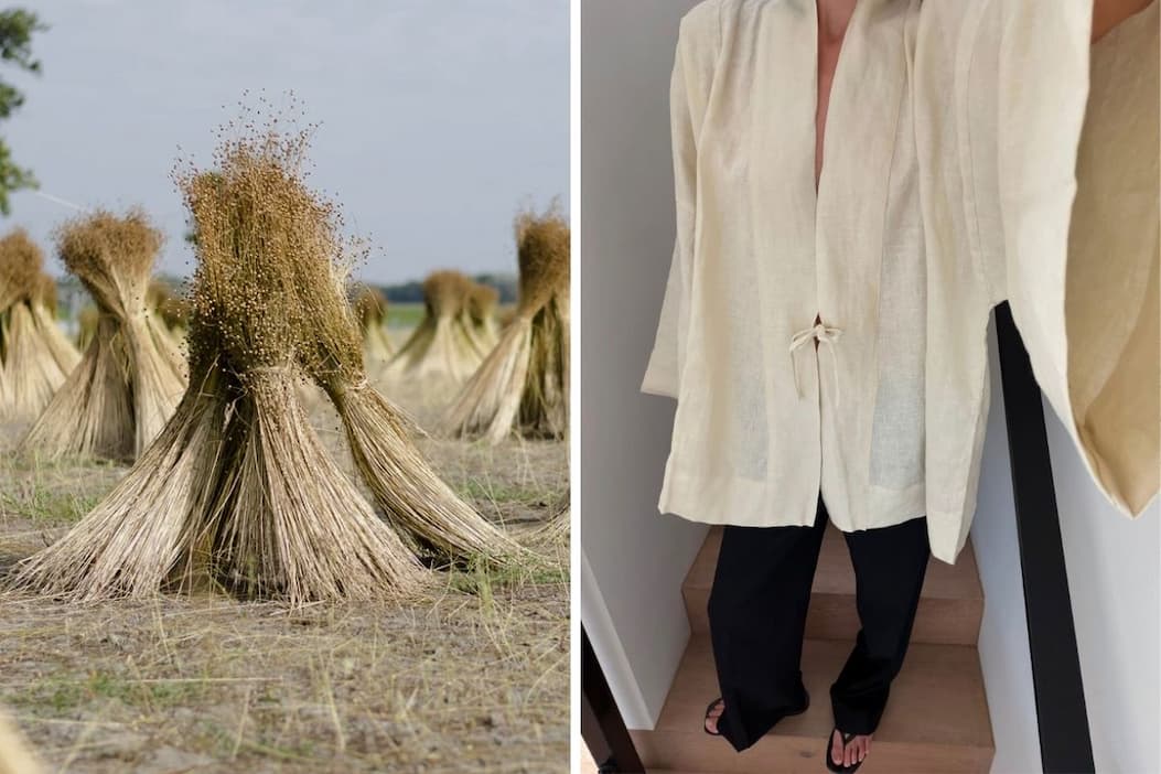 Natural fabric detail, 100% natural fibres