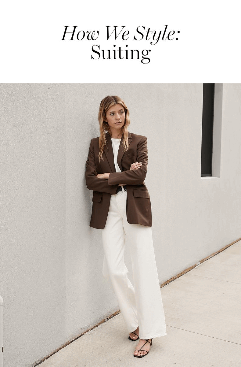 How We Style Suiting The Undone