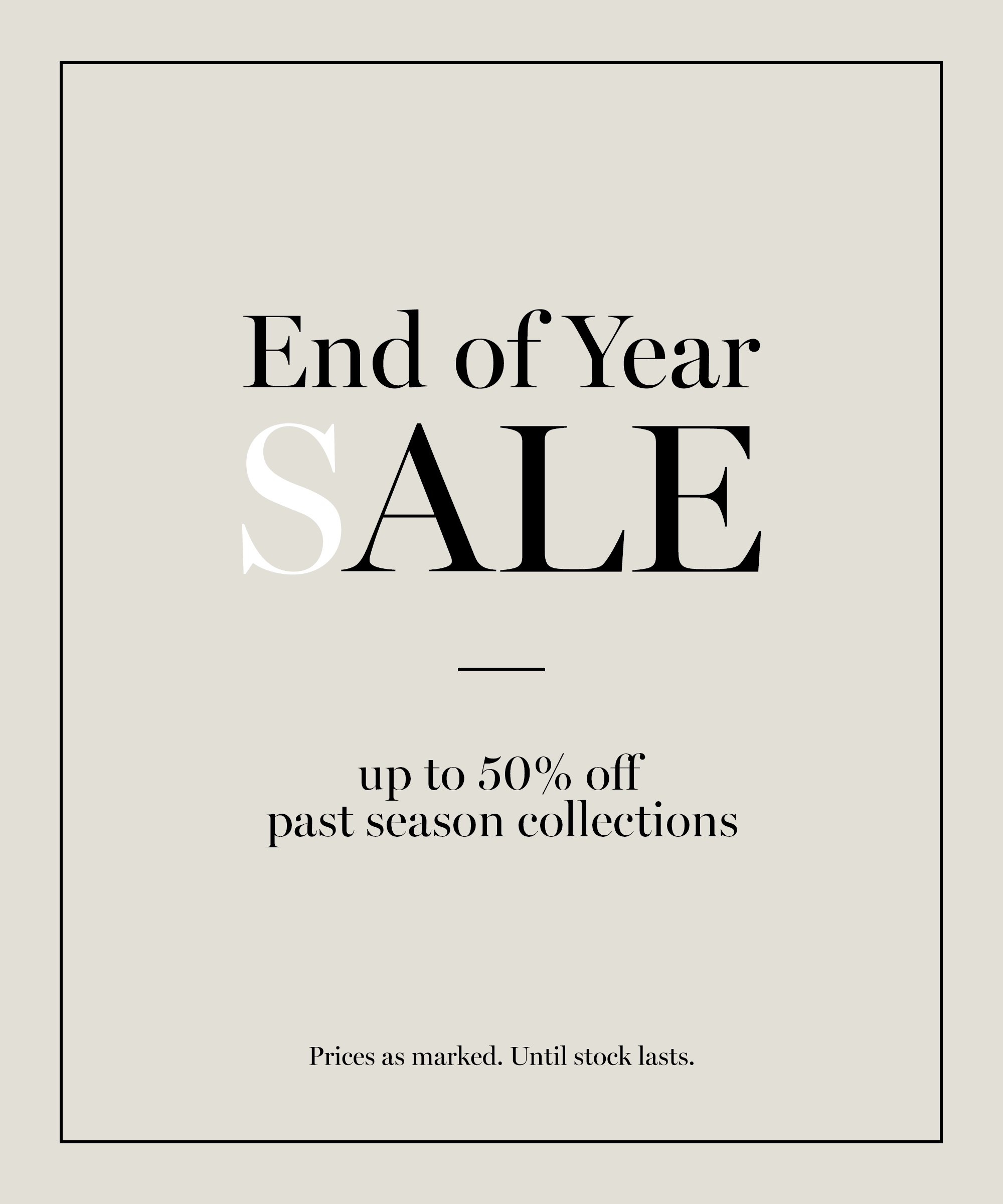 The Best of the End of Year SALE The Undone