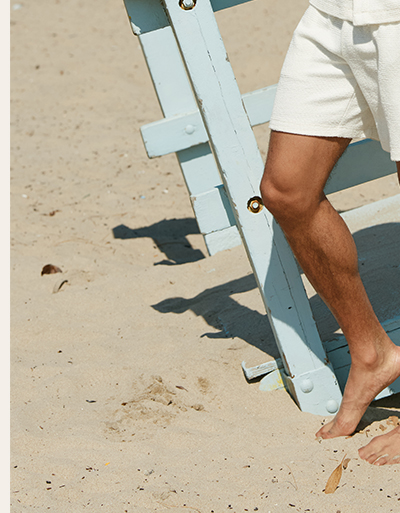 Wayne Jacquard Stripe Knit Short