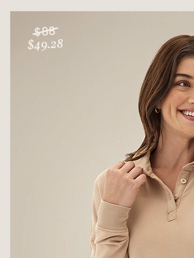 Eleanor Modal Terry Collared Top