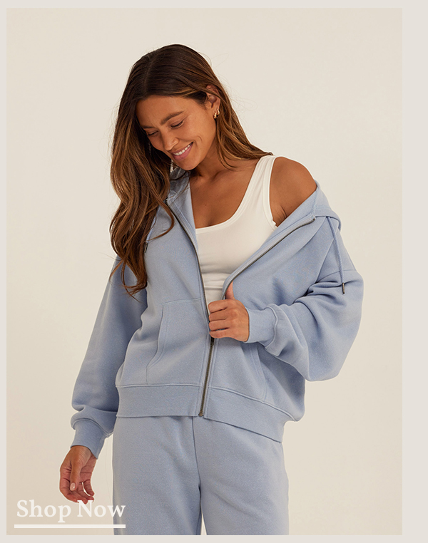 Corissa Triblend Fleece Zip Hoodie