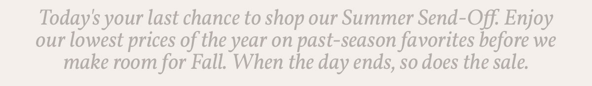 Shop the Summer Send-Off