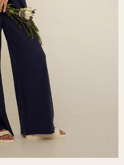 Eira Smocked Jersey Jumpsuit