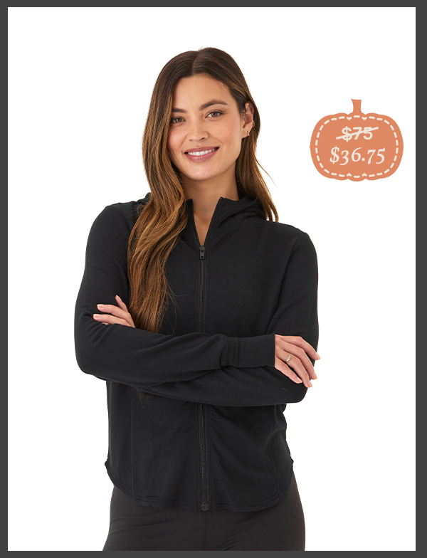 Ophelia Feather Fleece Zip Hoodie