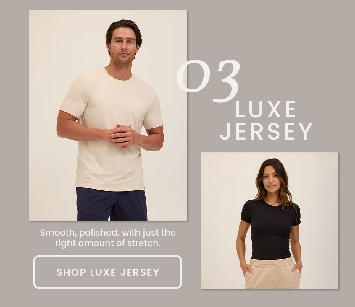 Shop Luxe Jersey