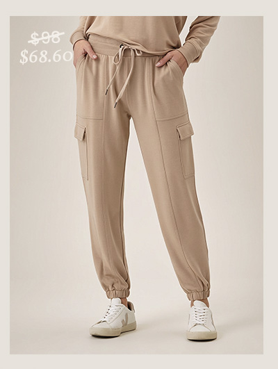 Margot Modal Terry Cargo Jogger