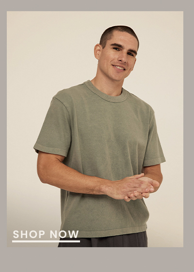 Johnny Relaxed Fit Heavyweight Mineral Wash Jersey Tee