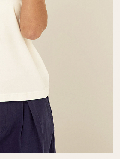 Genevieve Novelty Stitch Eco Jersey Tank