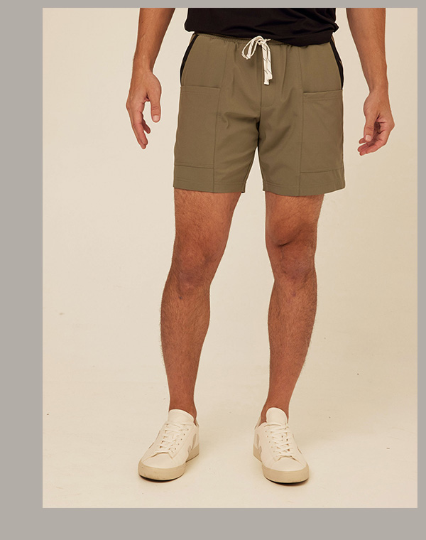 Kai Contrast Pocket Essential Eco Woven Short