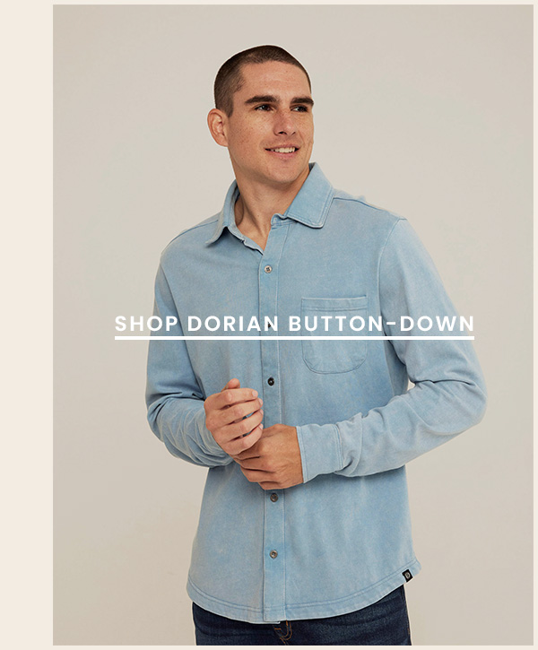 Dorian Mineral Wash Mediumweight Jersey Button-Down