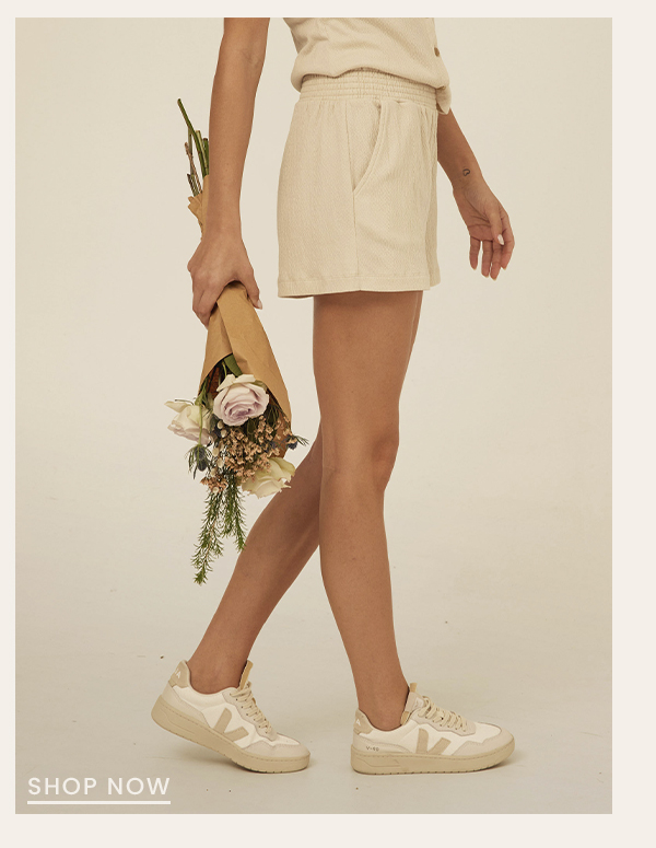 Gwyneth Smocked Jersey Short