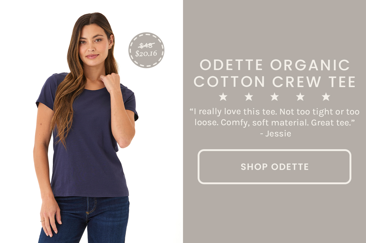 Odette Organic Cotton Crew Tee