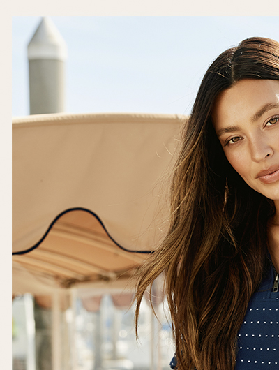 Kindra Dot Embroidered Terry Pullover