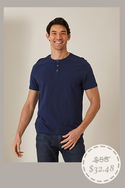 Chester Organic Cotton Henley