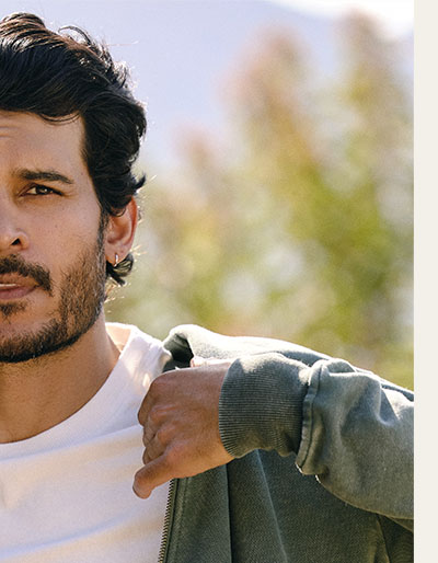 Walter Mineral Wash Heavy Terry Bomber Jacket