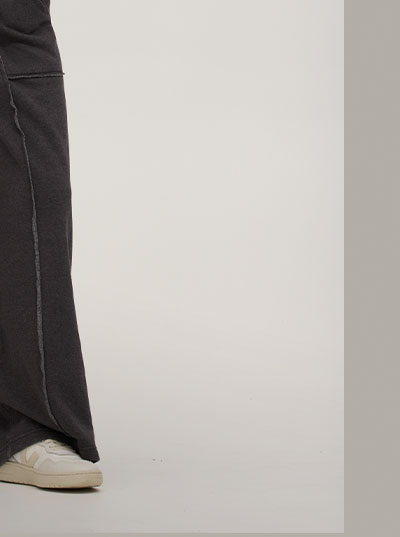 Sigourney Mineral Wash Fleece Wide Leg Pant