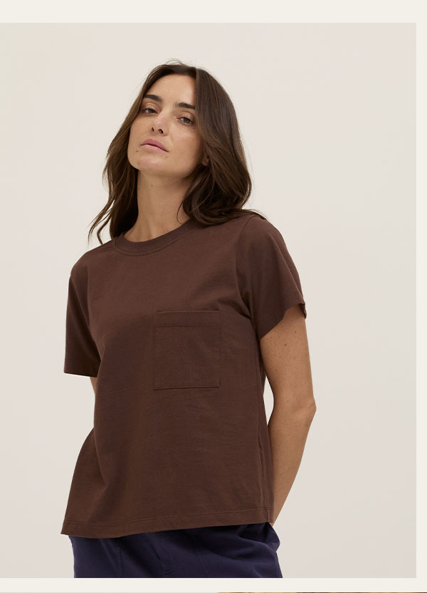 Beth Essential Jersey Pocket Tee