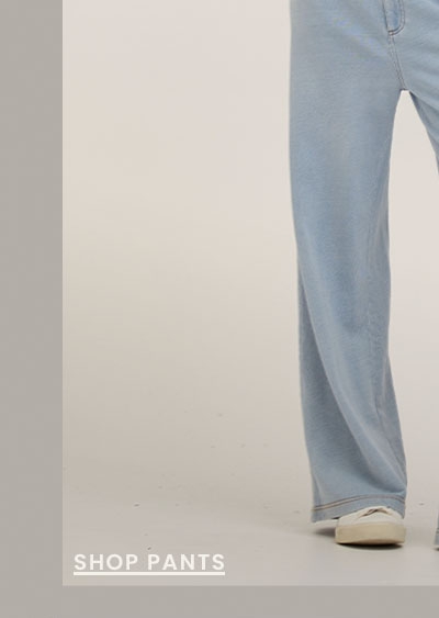 Krystal Denim Terry Wide Leg Pant