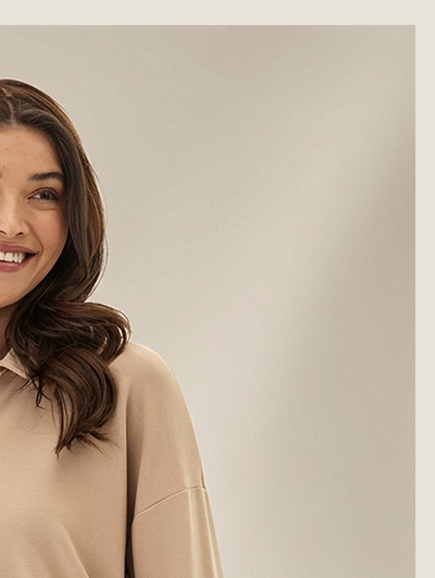 Eleanor Modal Terry Collared Top