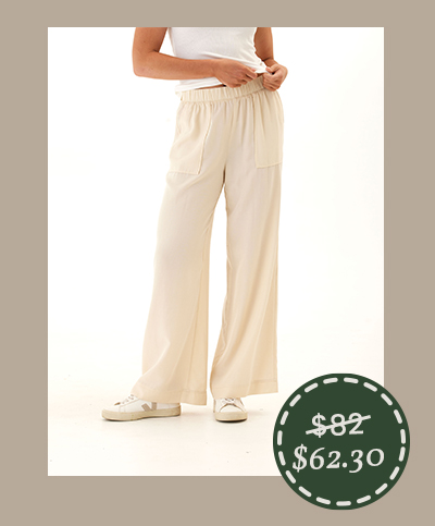 Izzy Breezy Linen Wide Leg Pant