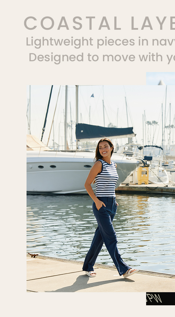 Emilia Stripe Eco Jersey Tank
