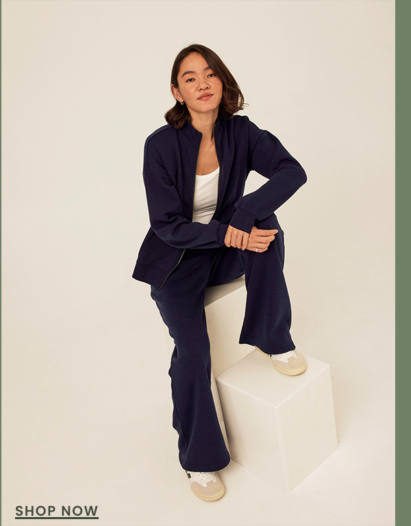 Delacey Triblend Fleece Zip Jacket