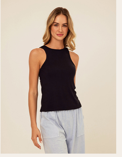 Core Feather Rib Tank Top