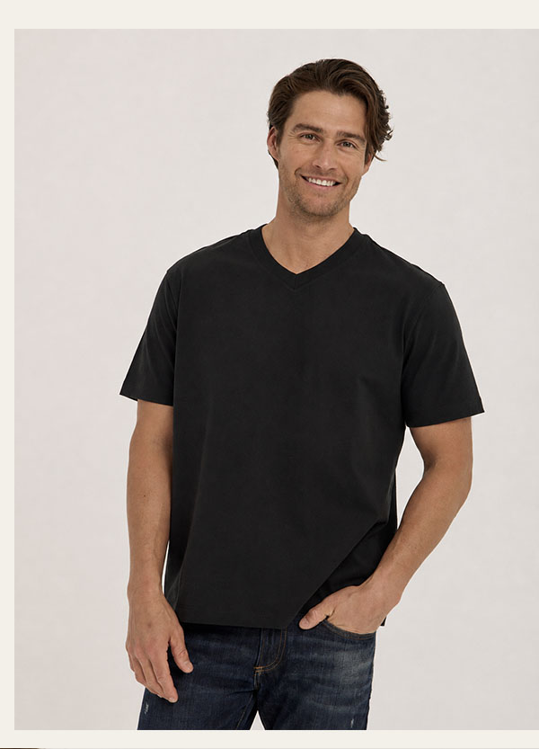 Men's Core Organic Cotton V-Neck Tee