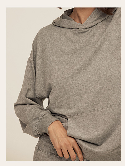 Sylvie Modal Terry Oversized Pullover Hoodie