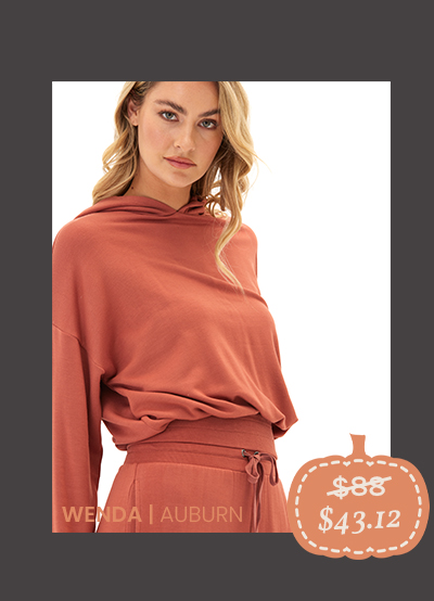 Wenda Feather Fleece Pullover Hoodie