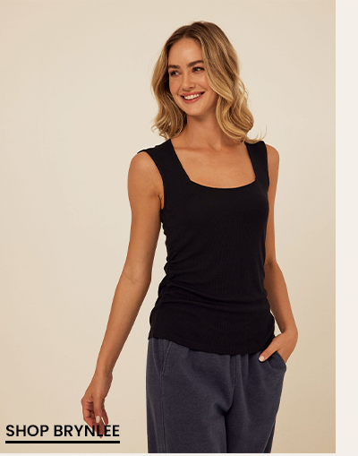 Brynlee Feather Rib Ruched Top