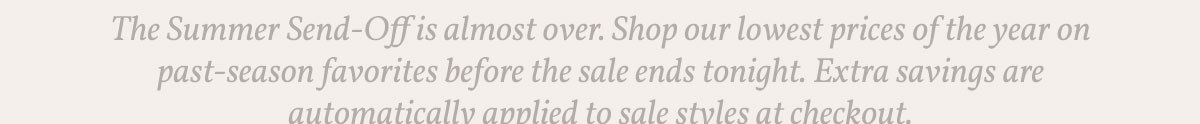 Shop the Summer Send-Off