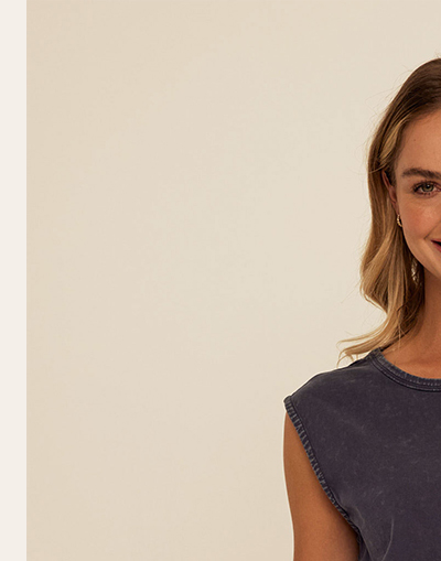 Laela Mineral Wash Eco Jersey Tank