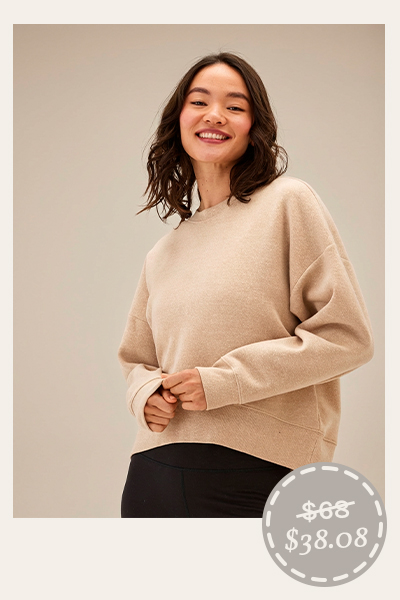 Naia Triblend Fleece Pullover