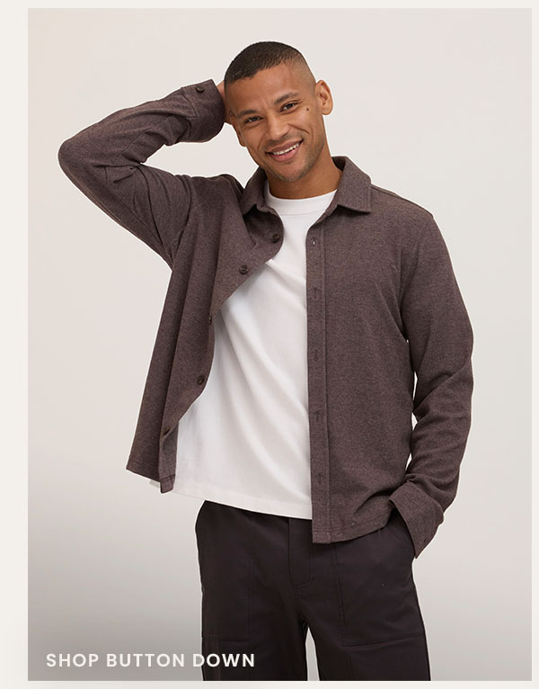 Carter Brushed Jacquard Button-Down Shirt