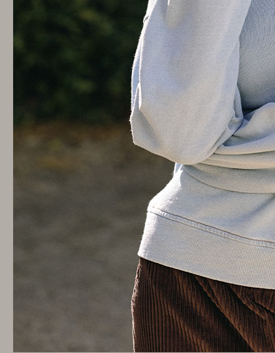 Grace Denim Terry Pullover