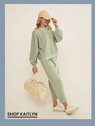 Kaitlyn Mineral Wash Fleece Sweatshirt
