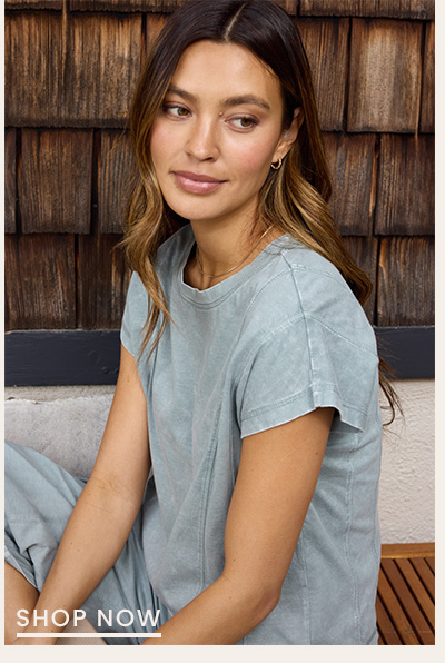 Laurie Mineral Wash Eco Jersey Tee