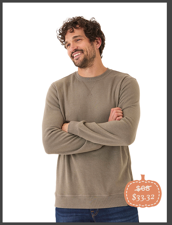 Mineral Wash Fleece Crew