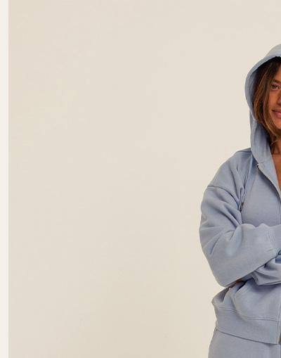 Corissa Triblend Fleece Zip Hoodie